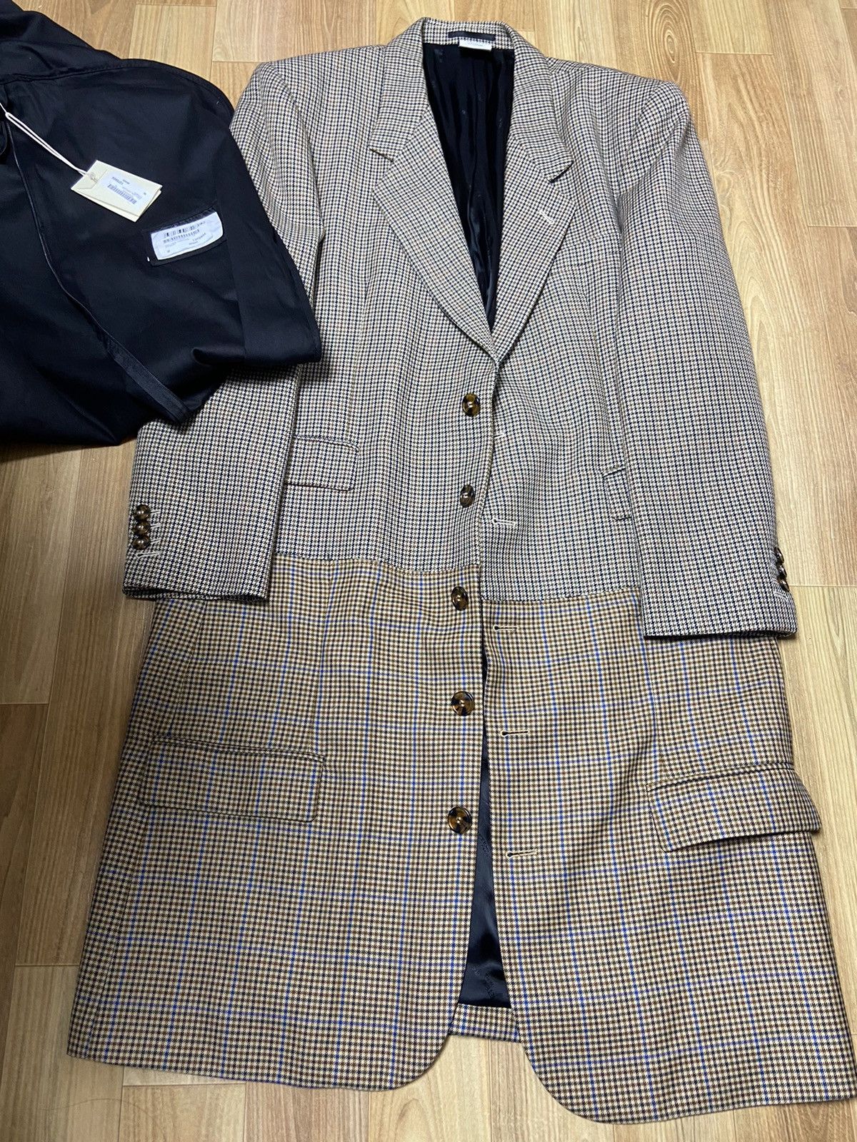 Vetements M Vetements Houndstooth Oversized two tone coat jacket Size US M / EU 48-50 / 2 - 1 Thumbnail