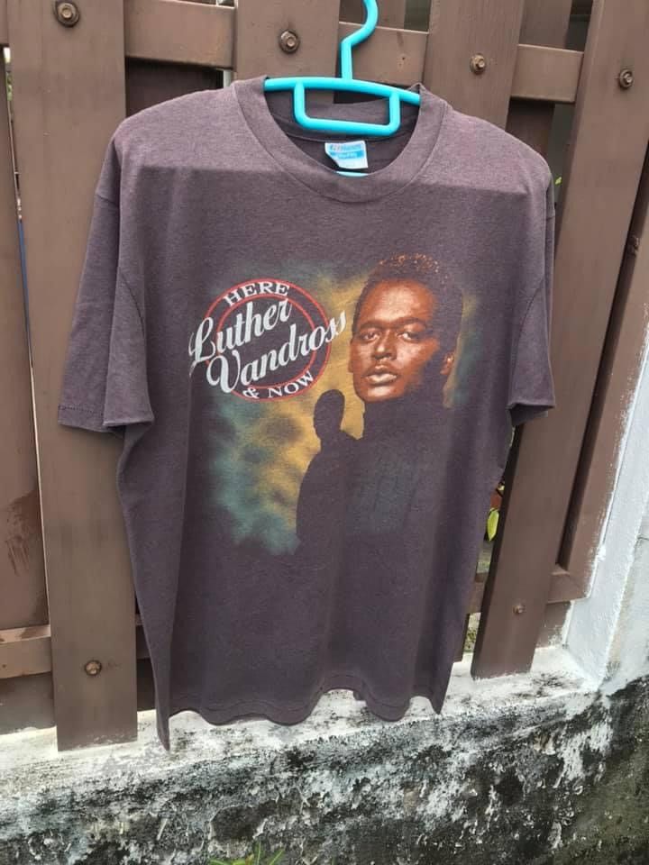 Band Tees × Hanes × Vintage Vintage Luther Vandeross World Tour 1990 Size US L / EU 52-54 / 3 - 3 Thumbnail