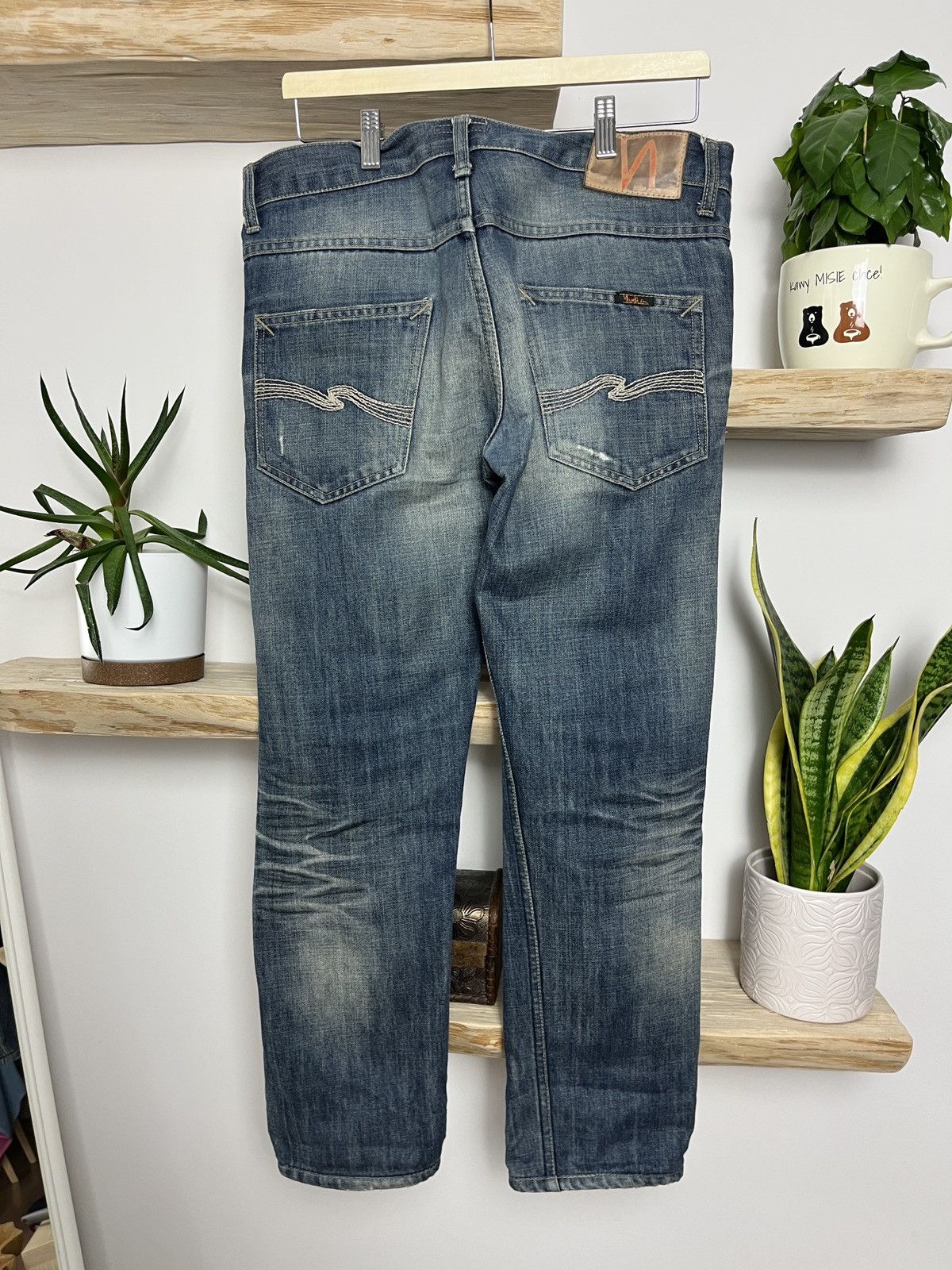 Nudie Jeans Vintage Nudie Jeans Distressed Denim Pants washed japanese Size US 32 / EU 48 - 1 Thumbnail