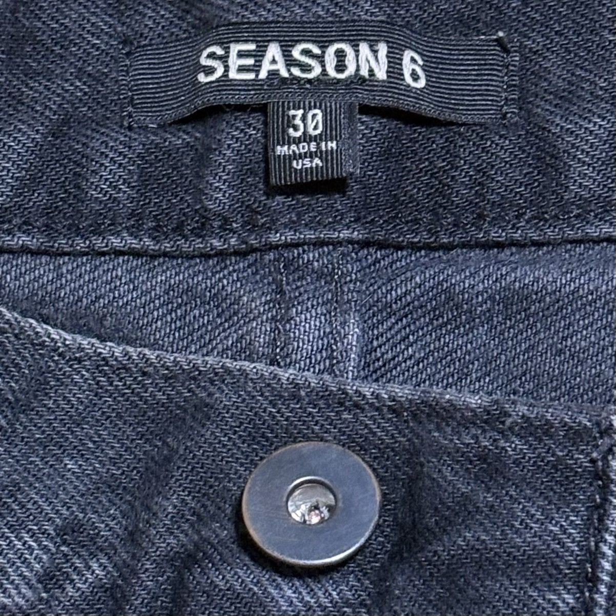 Kanye West YEEZY SEASON 6 FIVE POCKET JEANS YZY SZN DENIM Size US 32 / EU 48 - 9 Thumbnail