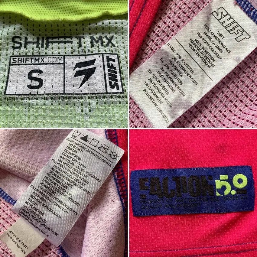 Other Shift MX White Label Jersey Long Sleeve Racing Shirt Gear Size US S / EU 44-46 / 1 - 6 Thumbnail