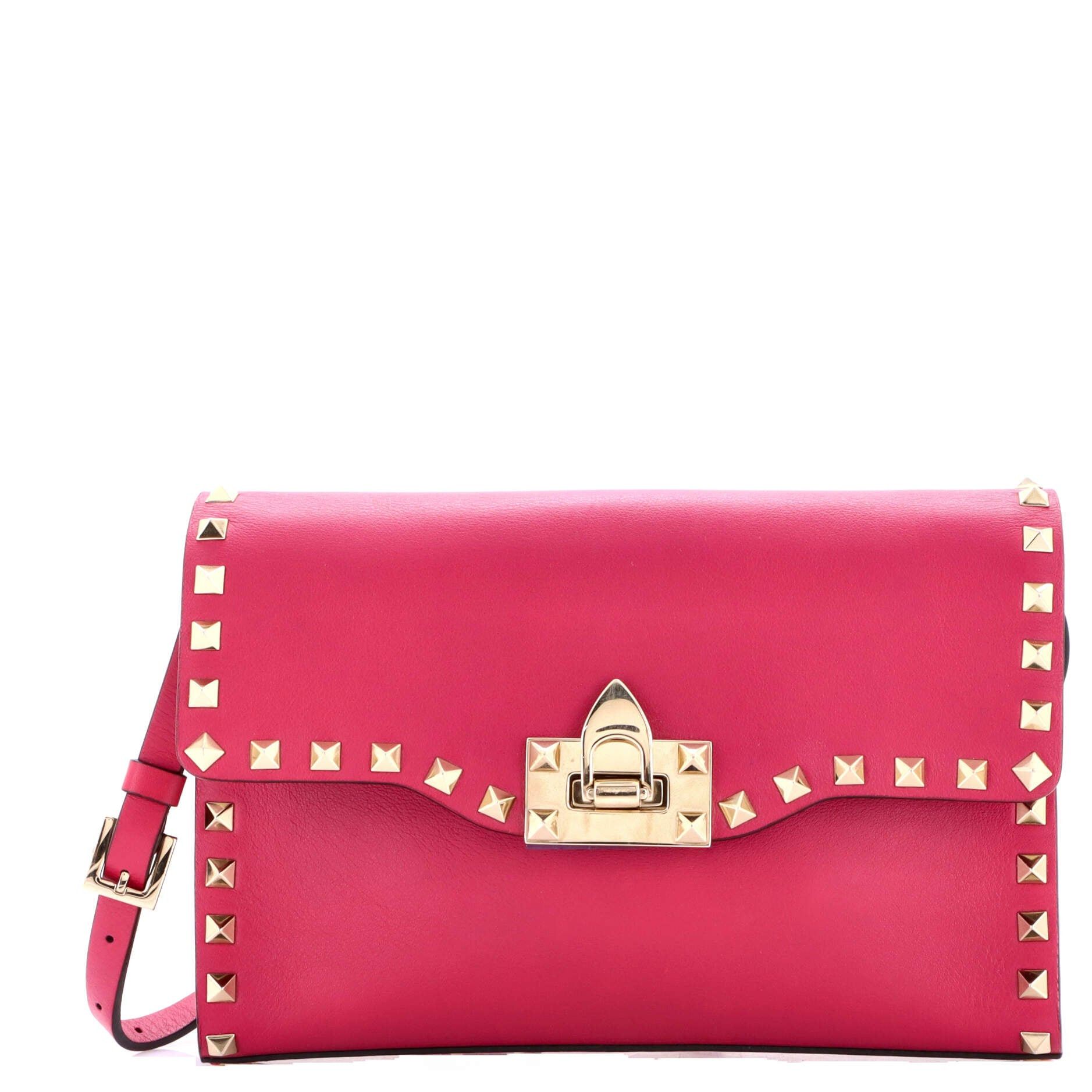 Valentino Rockstud Flip Lock Flap Bag Size ONE SIZE - 1 Thumbnail