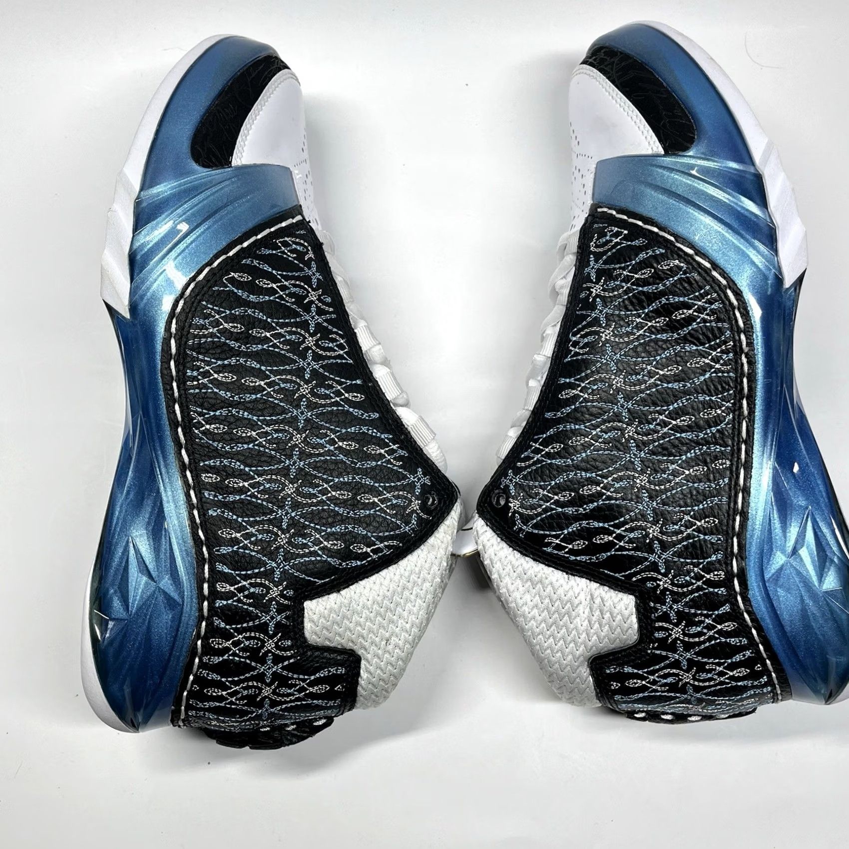 Nike Nike Air Jordan 23 Sneaker Mens 8.5 Black University Blue-White Leather Mid Top 2008 Size US 9 / EU 42 - 6 Thumbnail