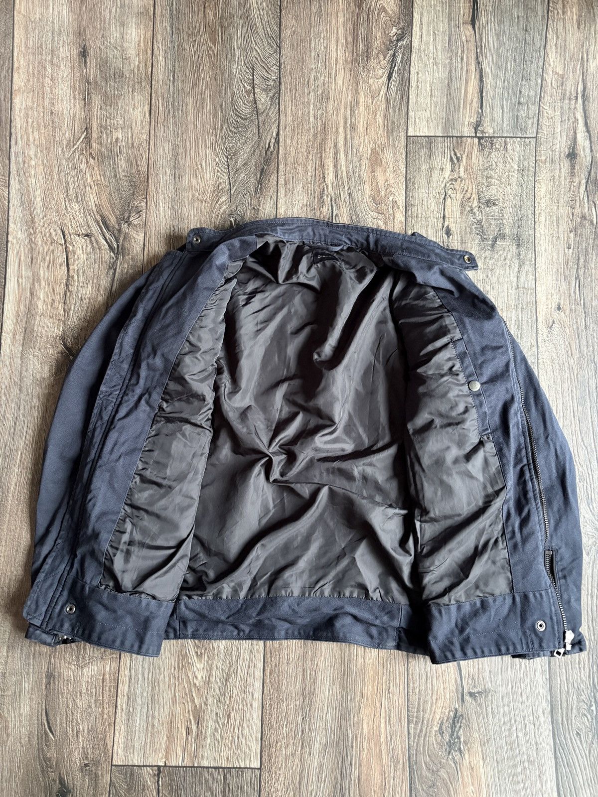 Diesel Diesel Moto Zip Avant Garde Men's Blue Bomber Jacket Size S Size US S / EU 44-46 / 1 - 8 Thumbnail