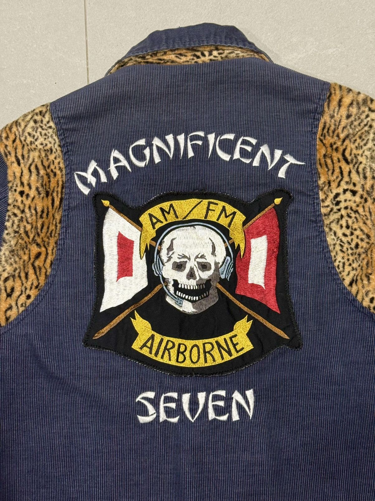 Neighborhood 2010 Neighborhood skull embroidery patched corduroy jacket Size US S / EU 44-46 / 1 - 3 Thumbnail