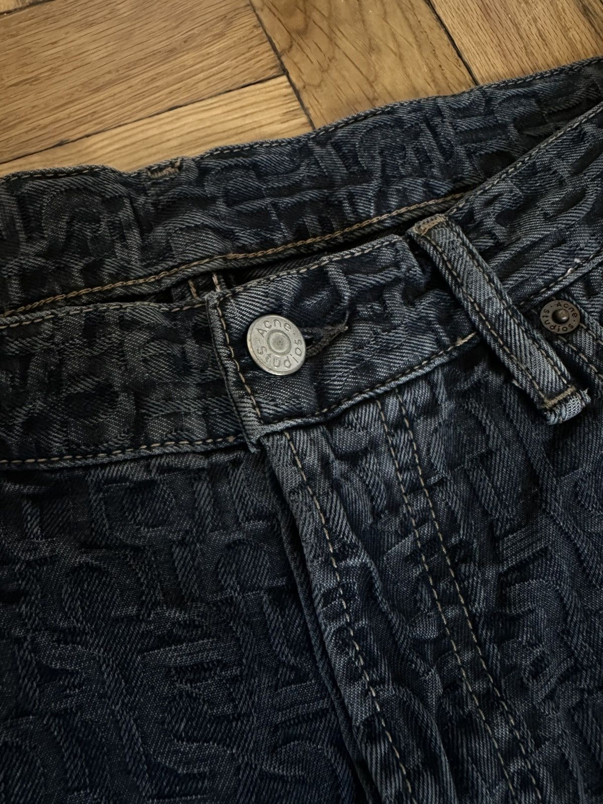 Acne Studios Acne Studios Monogram Baggy 1981 Jean denim Size US 32 / EU 48 - 6 Thumbnail