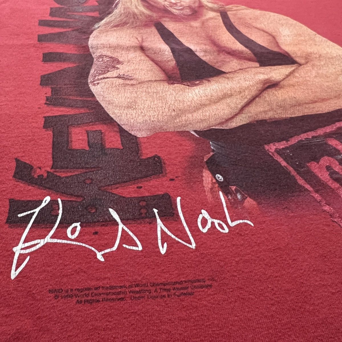 WWE Vintage 90s WCW NWO KEVIN NASH Wrestling Graphic Tee Size US S / EU 44-46 / 1 - 4 Thumbnail