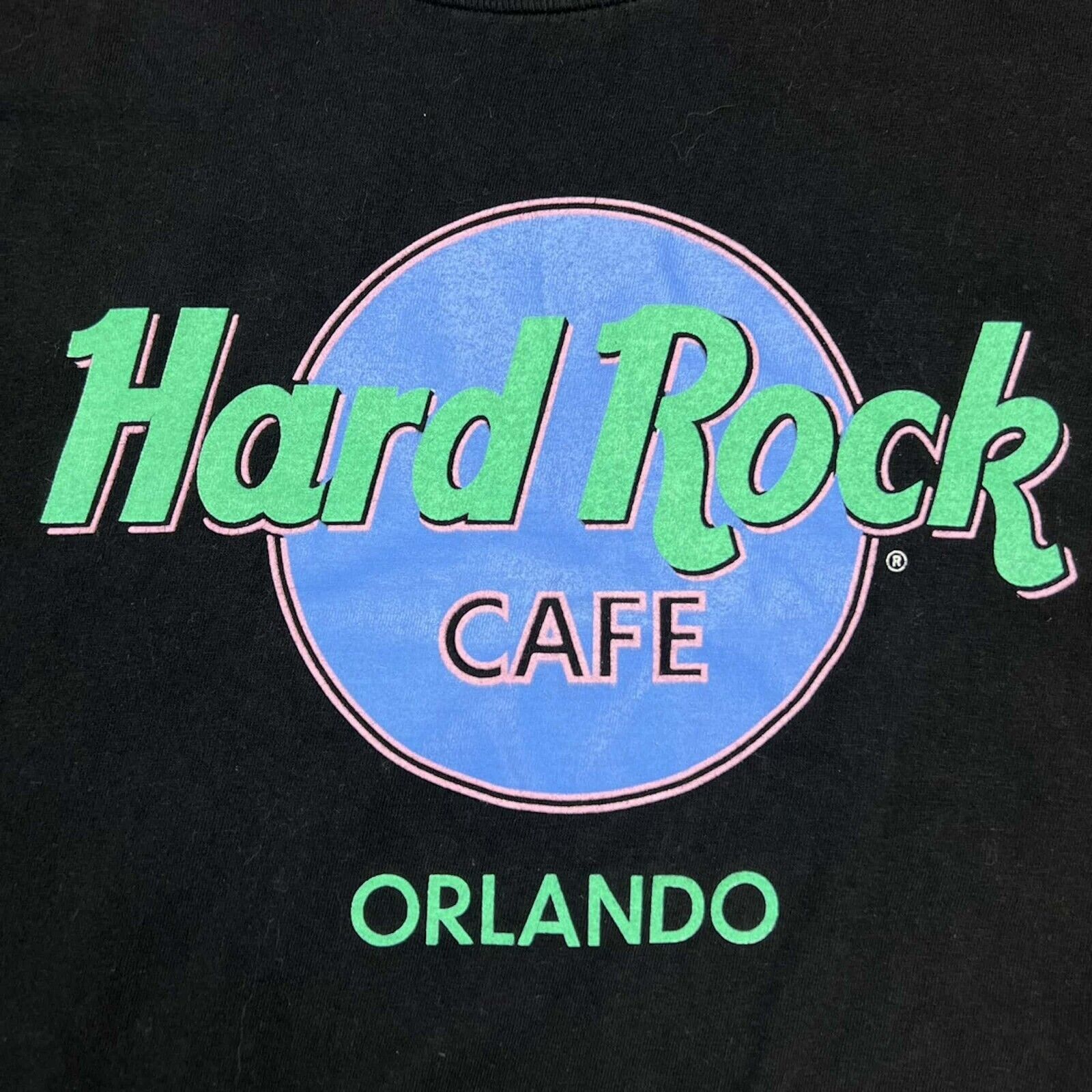 Hard Rock Cafe Vintage 90s Hard Rock Cafe T Shirt Faded Orlando Graphic Tee Size US XL / EU 56 / 4 - 2 Thumbnail