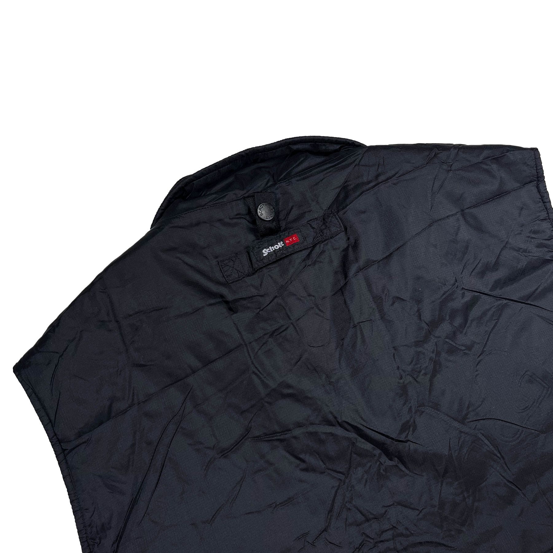 Schott Schott Vintage Nylon/Fleece vest • XL size Size US XL / EU 56 / 4 - 5 Thumbnail