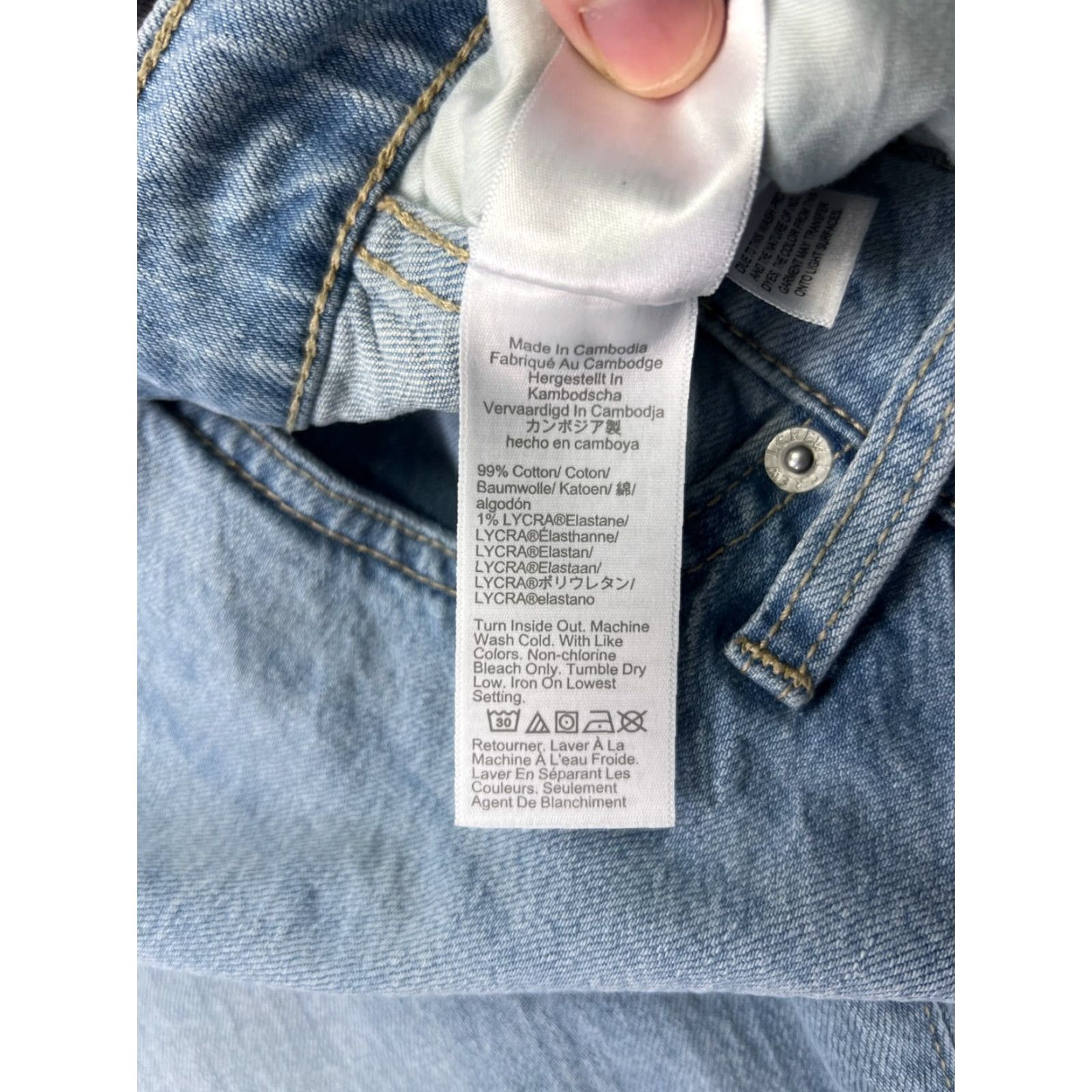 J.Crew J.Crew Women's Blue Denim Jeans - 35 High Rise Straight Fit Cotton Vintage-Inspired 26In Inseam Size 24" / US 00 / IT 34 - 4 Thumbnail