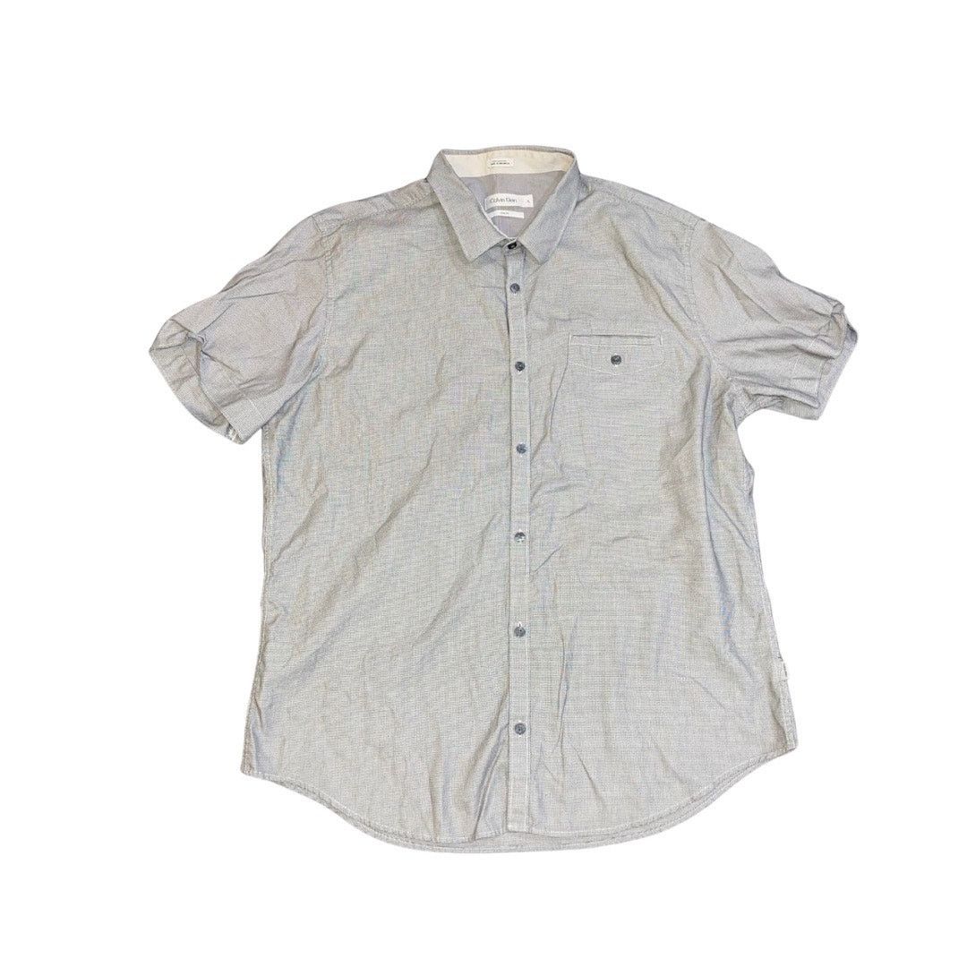 Calvin Klein Calvin Klein Button Down Short Sleeve Two Shirt Casual Chic Size US XL / EU 56 / 4 - 2 Thumbnail