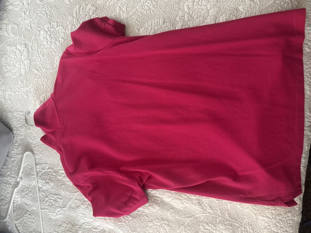 Polo Ralph Lauren Polo Ralph Lauren Bright Pink Polo Shirt w/ Green Pony Logo Size US M / EU 48-50 / 2 - 2 Thumbnail