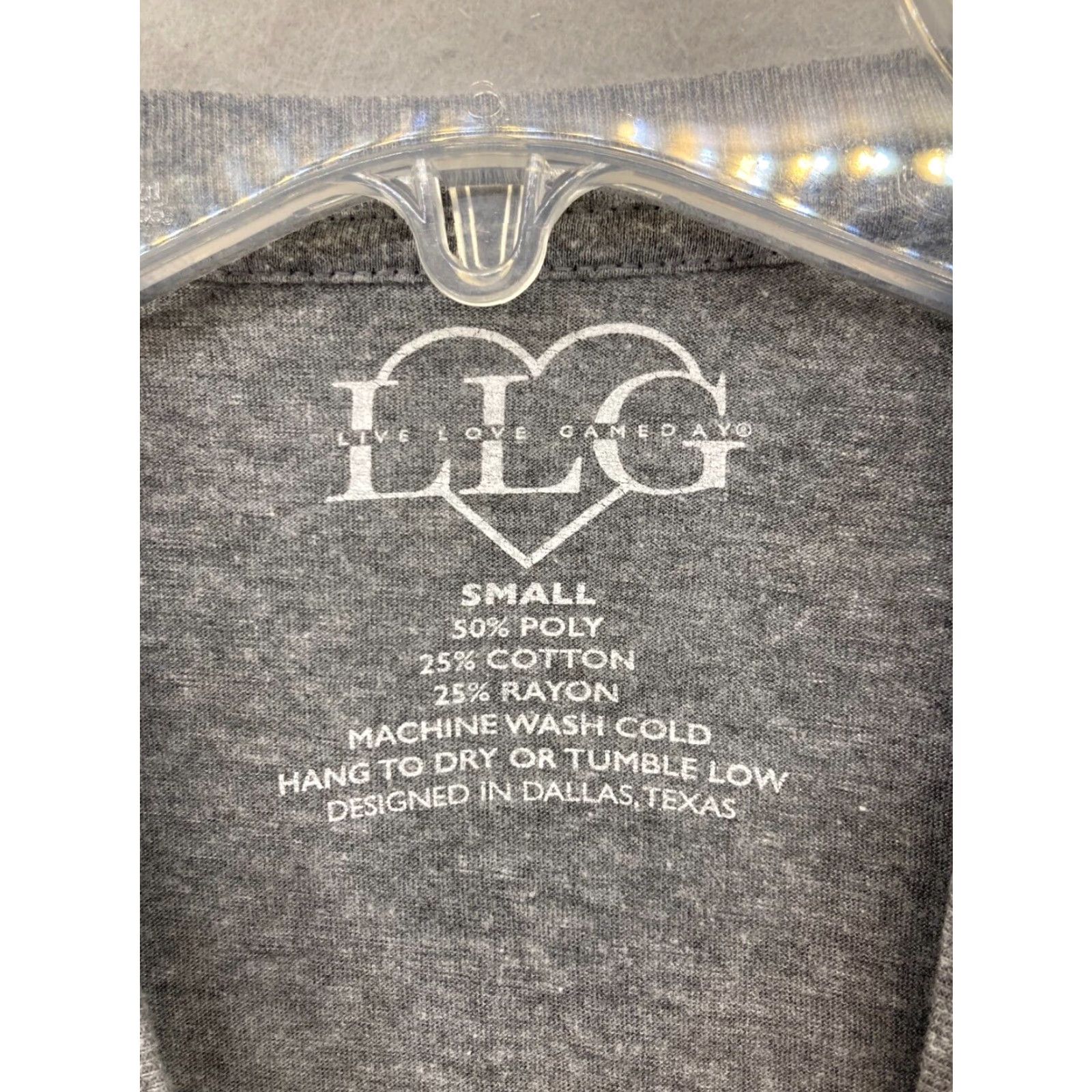 Vintage Live Love Gameday T-Shirt Womens Small Gray 90s Christmas Movies Shirt Mens Girls Boys Size S / US 4 / IT 40 - 5 Thumbnail