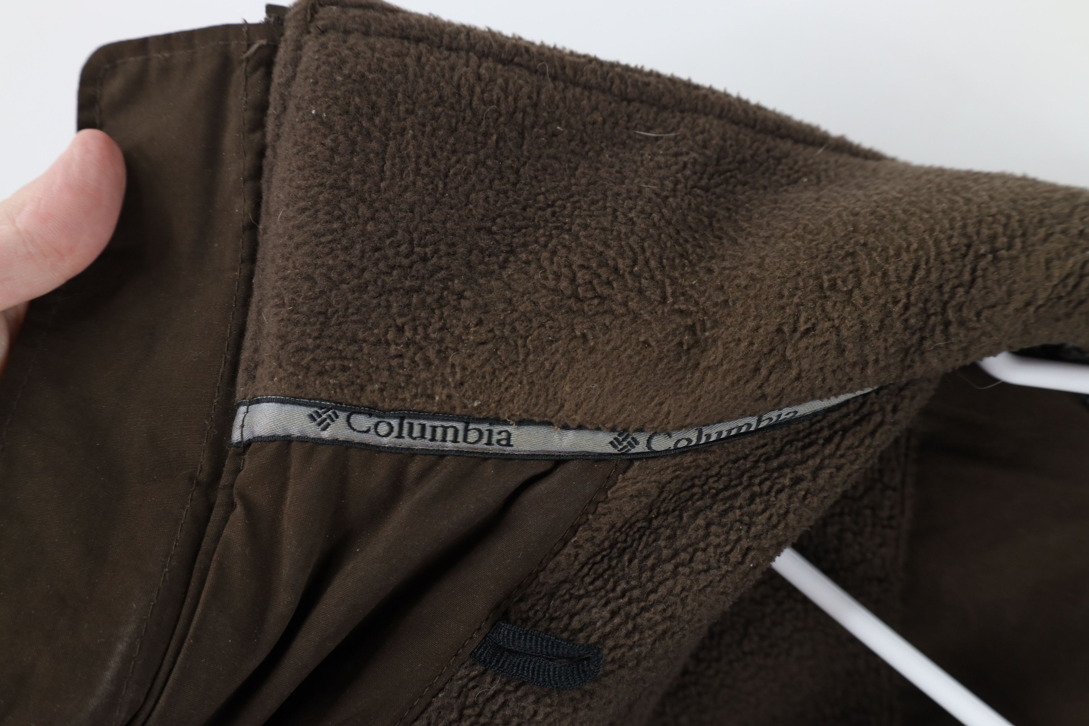 Columbia × Vintage Vintage Columbia Spell Out Fleece Lined Bomber Jacket Brown Size US XXL / EU 58 / 5 - 13 Thumbnail