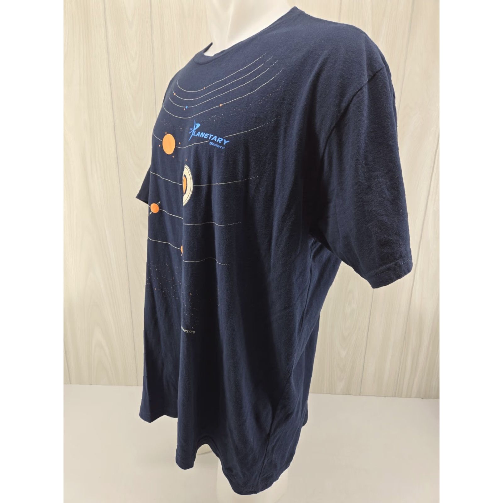 Next Level The Planetary Society Space Solar Navy Blue Graphic T-shirt 2XL Mens Short Sleeve Crew Neck Regular Fit Size US XXL / EU 58 / 5 - 4 Thumbnail