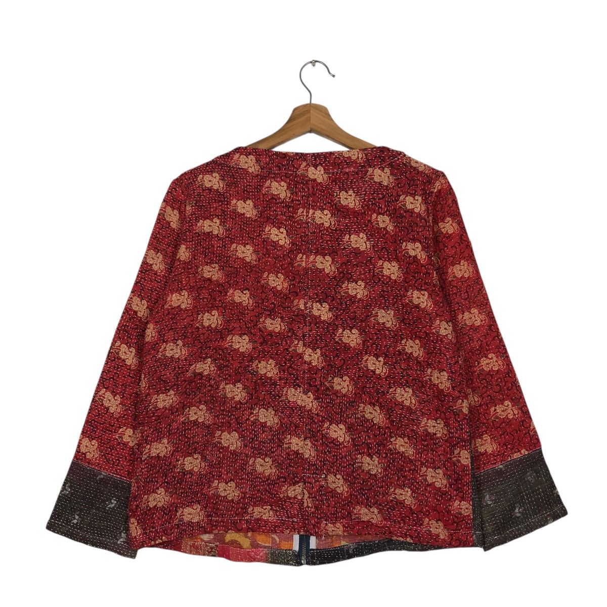 Japanese Brand Native Works Reworked Patchwork Quilted Jacket Size M / US 6-8 / IT 42-44 - 9 Thumbnail