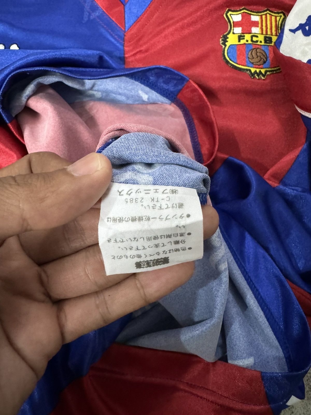 Kappa VINTAGE KAPPA FC BARCELONA 1992-1995 HOME LONGSLEEVE JERSEY Size US L / EU 52-54 / 3 - 11 Thumbnail