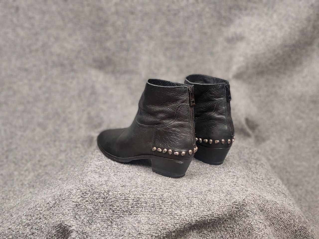 Zadig & Voltaire Zadig & Voltaire Design Zipper leather ankle women Boots Size US 11 / IT 41 - 11 Thumbnail