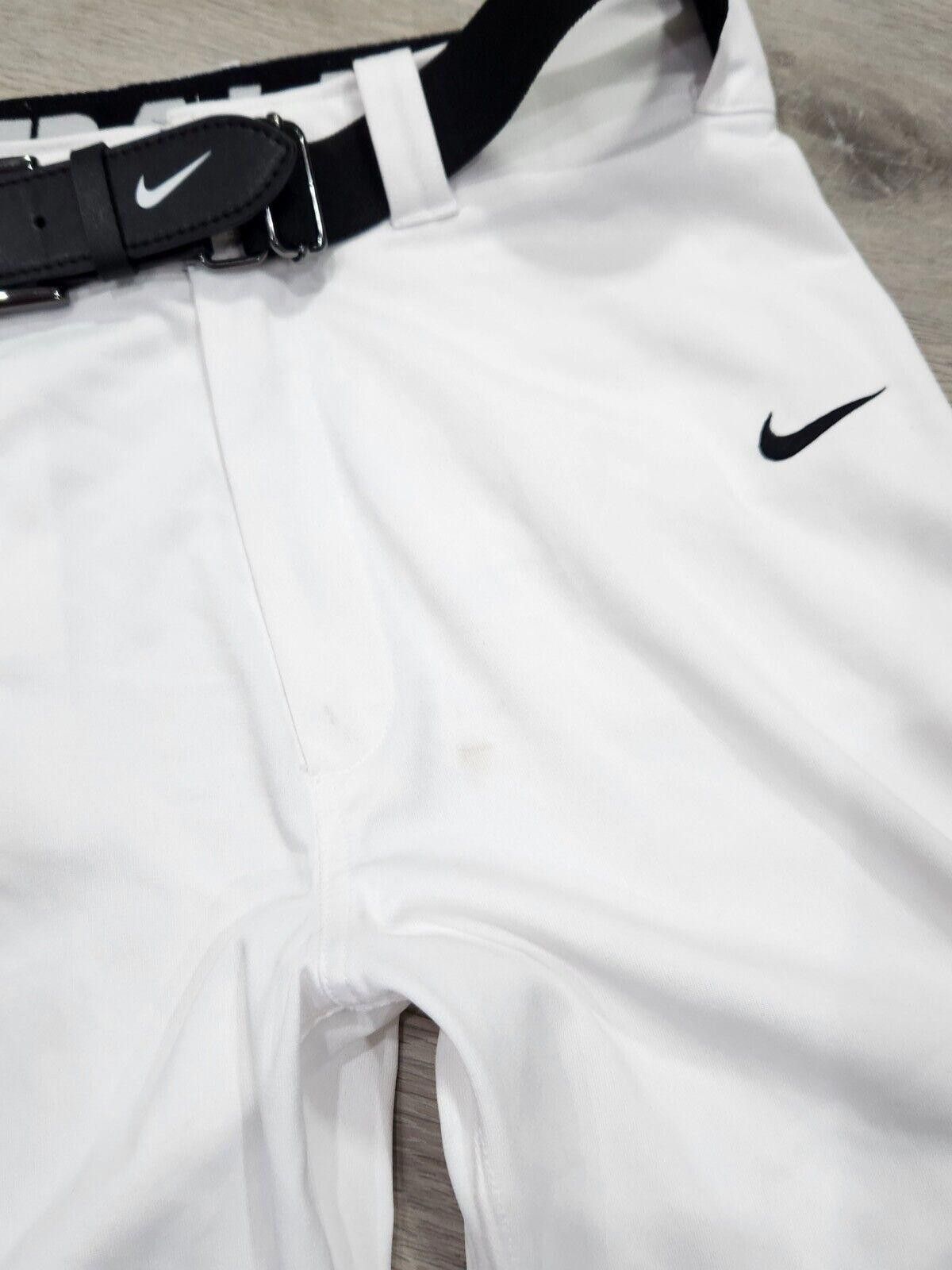 Nike Nike Baseball Pants Extra Large White Tapered XL dri fit Size ONE SIZE - 5 Thumbnail