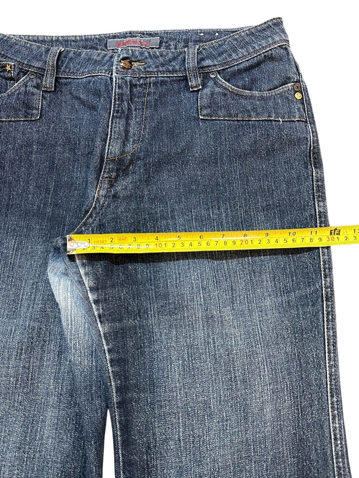 Hypebeast Vintage Japanese Brand Blue Faded Wash Style Baggy Jeans Size US 32 / EU 48 - 14 Thumbnail