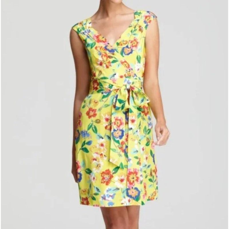 Kate Spade Kate Spade Floral Summer Silk Wrap Cathleen Dress 2 XS Size XS / US 0-2 / IT 36-38 - 2 Thumbnail