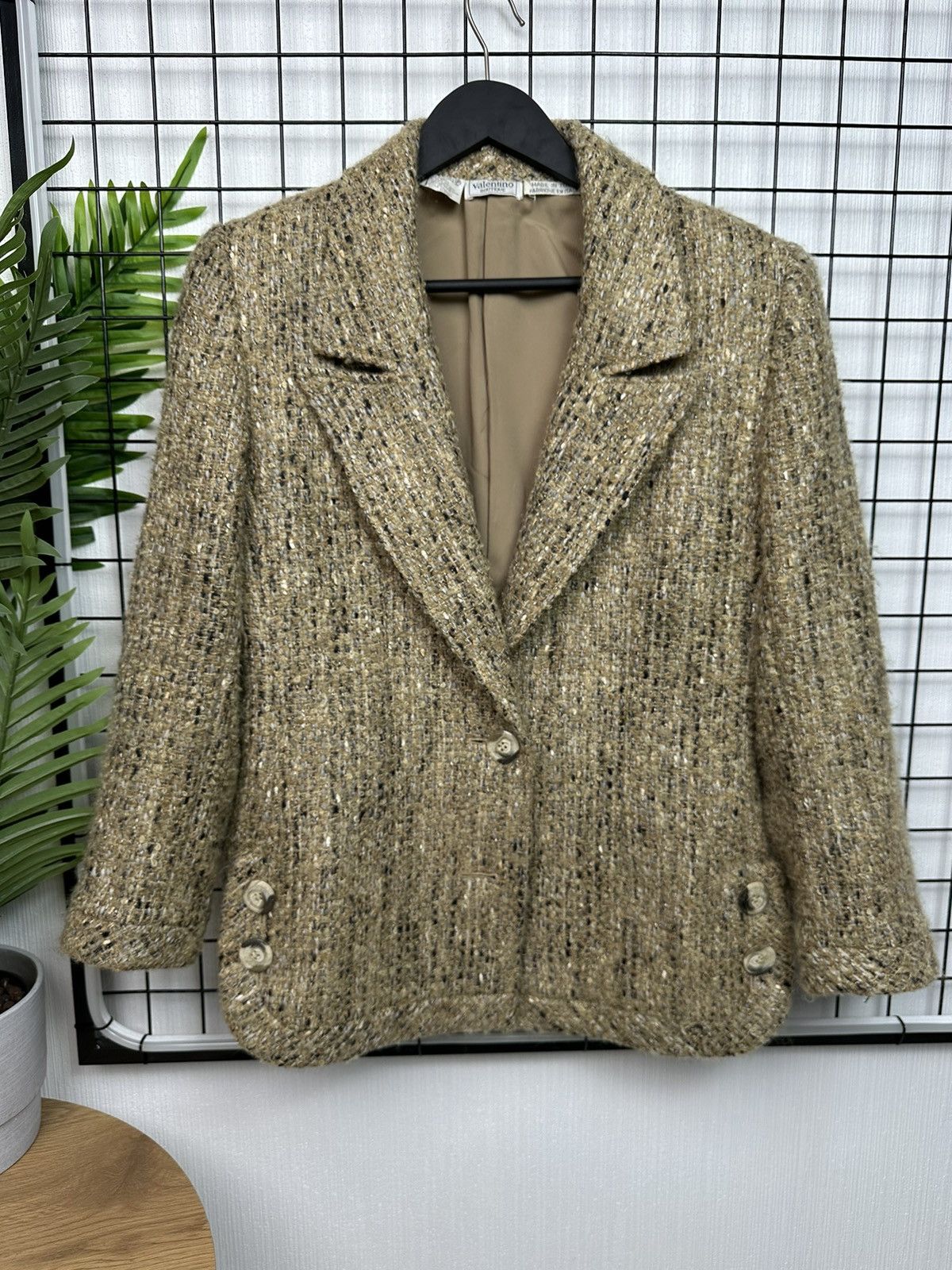 🔥Rare Vintage Valentino Botique tweed Blazer Jacket Women