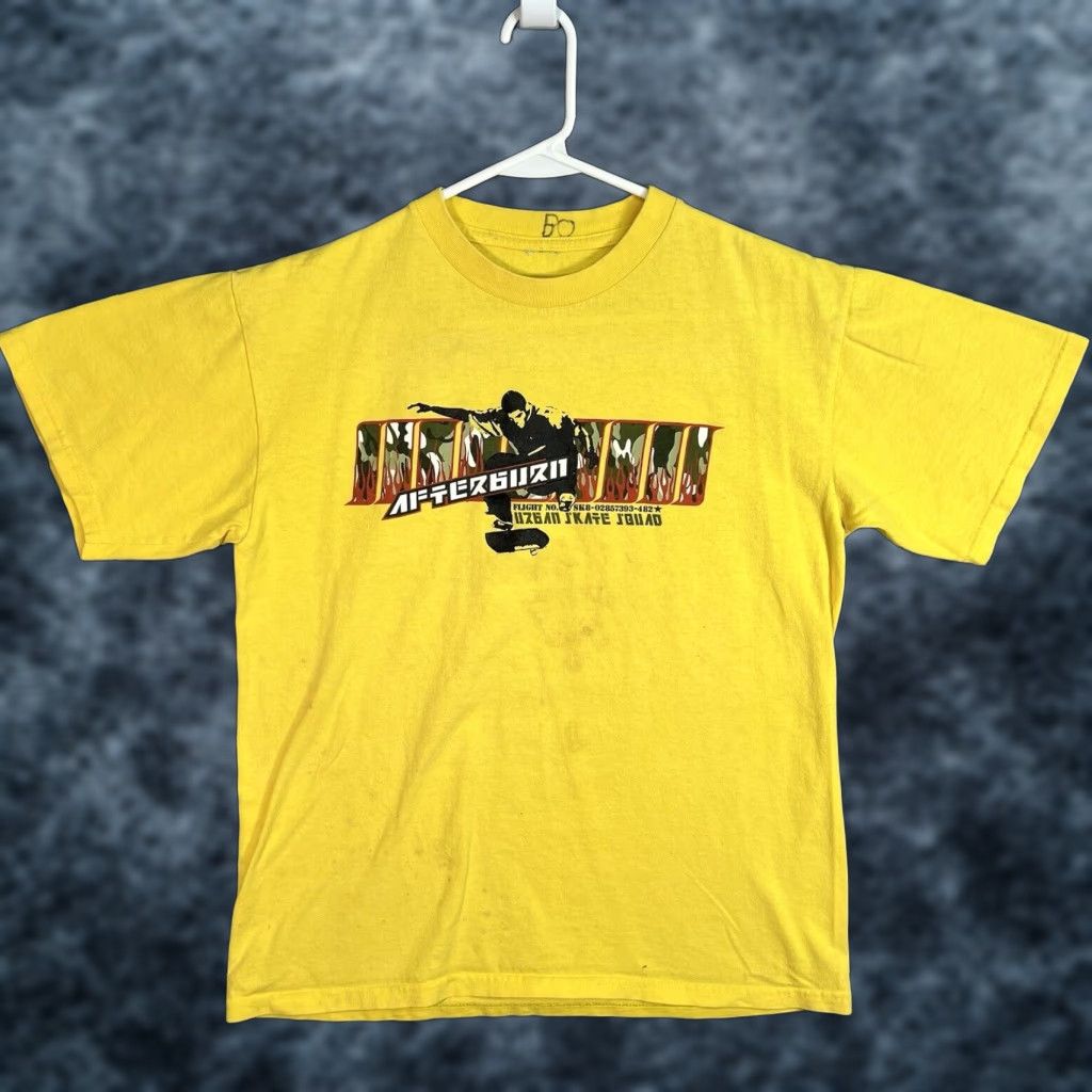 Vintage VINTAGE 90s Afterburn Urban Skate Squad T Shirt Adult Medium Yellow Mens Graphic Tee Sportswear/Beach 1990s Mens Medium Yellow Graphic Tee Mens Size US M / EU 48-50 / 2 - 1 Thumbnail