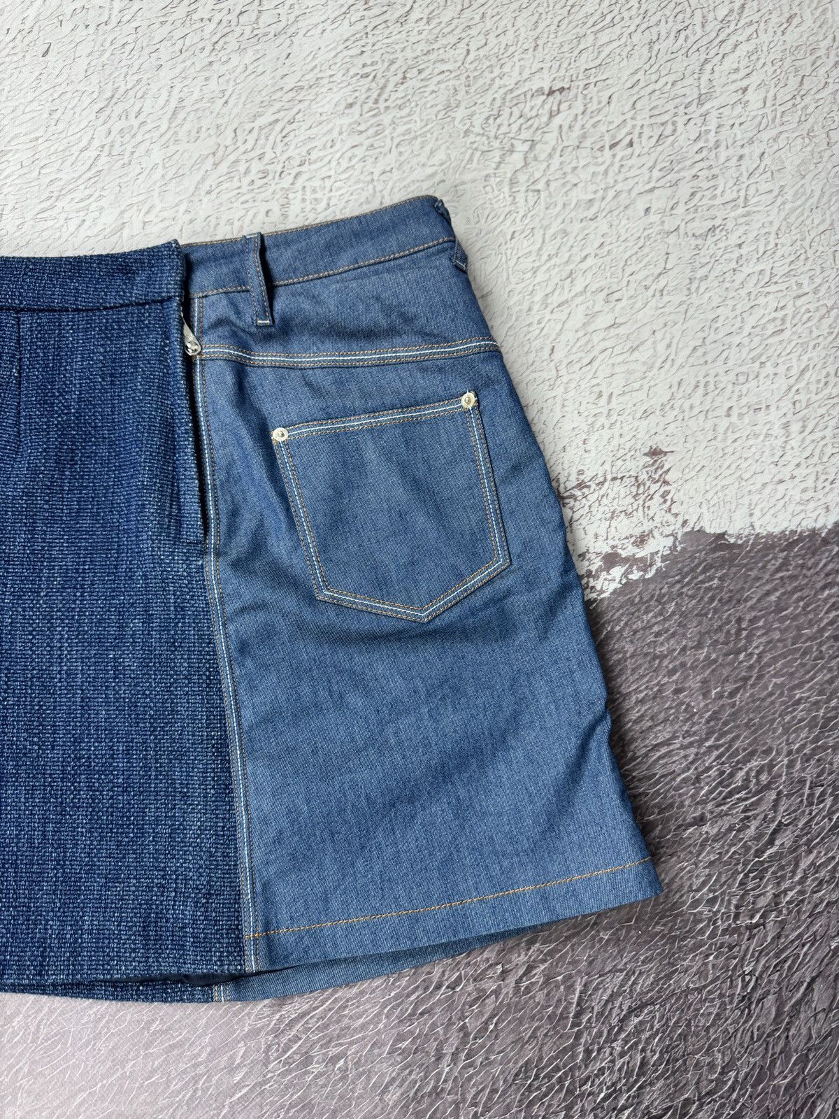 Sonia Rykiel Sonia by Sonia Rykiel denim mini jeans skirt Size 27" / US 4 / IT 40 - 4 Thumbnail