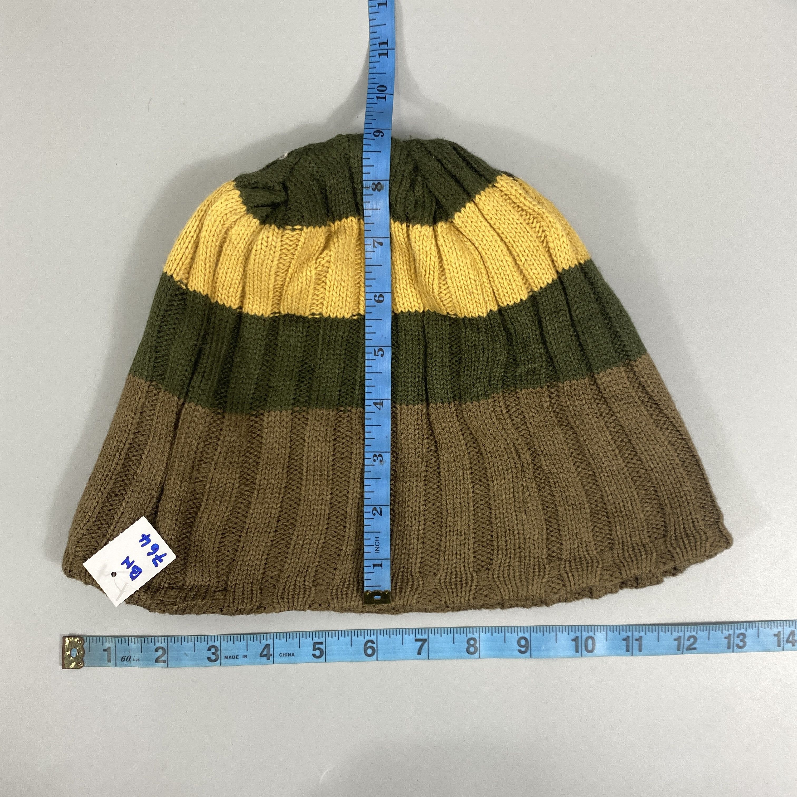 Japanese Brand New York Beanie Striped -BN764 Size ONE SIZE - 5 Thumbnail