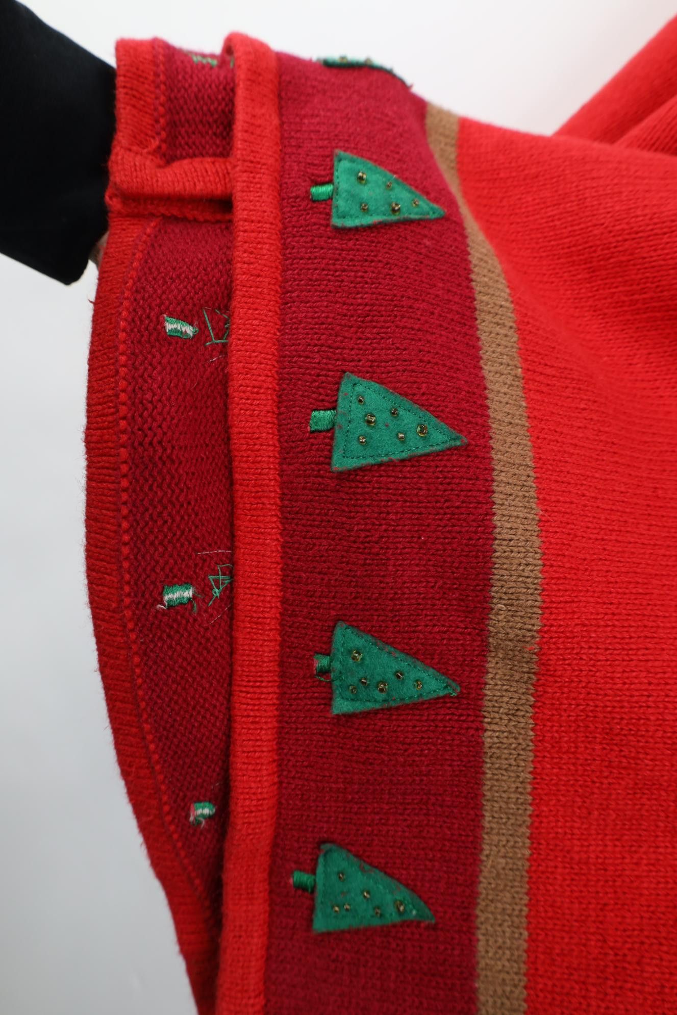 Vintage Vintage 90s Christmas Santa Claus Snowflake Knit Sweater Size XL / US 12-14 / IT 48-50 - 11 Thumbnail