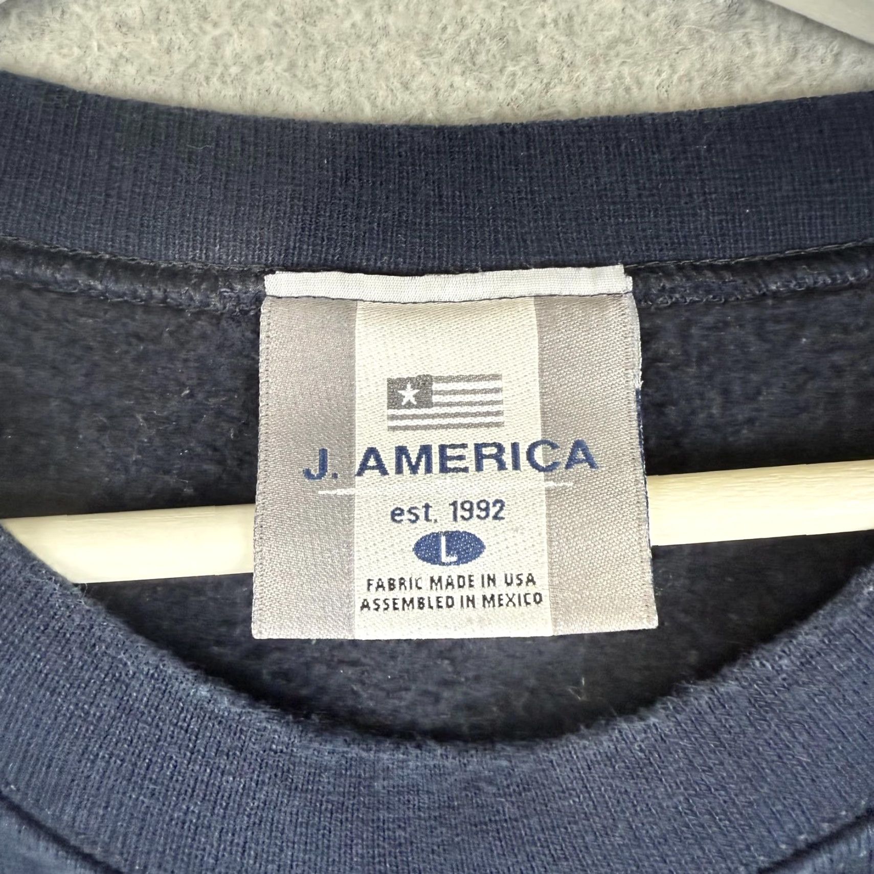 Vintage VINTAGE J. America Sweater Shirt (Pullover) Navy Blue Inside Passage Alaska Blue Large Men’s L Size US L / EU 52-54 / 3 - 2 Thumbnail
