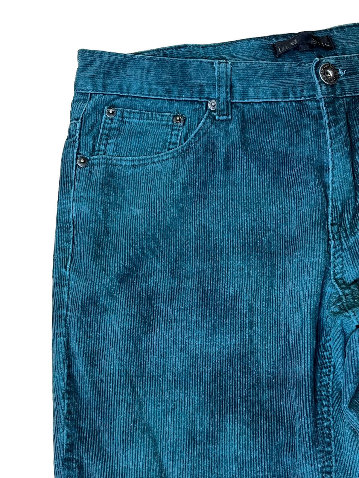 In The Attic IN THE ATTIC GREEN CORDUROY JEANS Size US 33 - 5 Thumbnail
