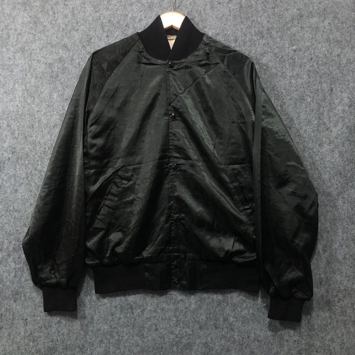 Vintage Vintage 80s Queen Mary Festival Jazz Varsity Jacket Size US L / EU 52-54 / 3 - 3 Thumbnail