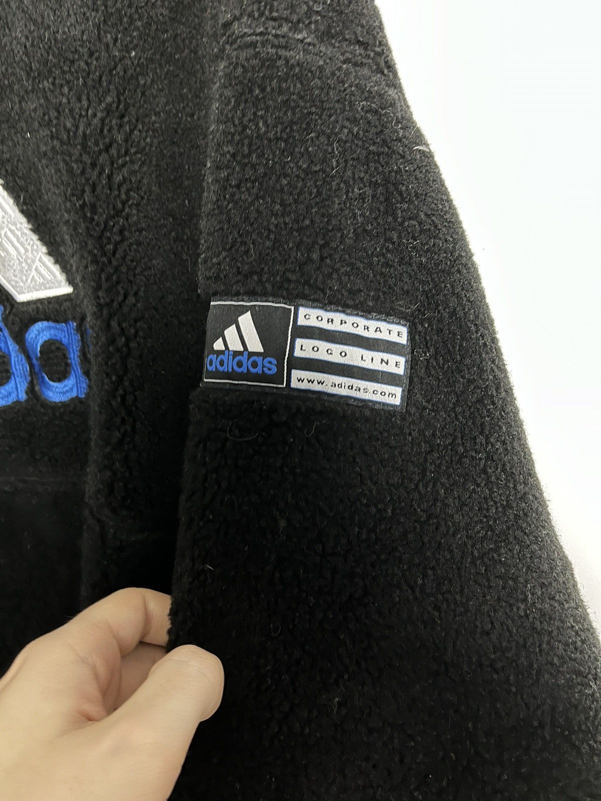 Adidas × Vintage Vintage adidas polar hoodie big logo y2k Size US M / EU 48-50 / 2 - 3 Thumbnail