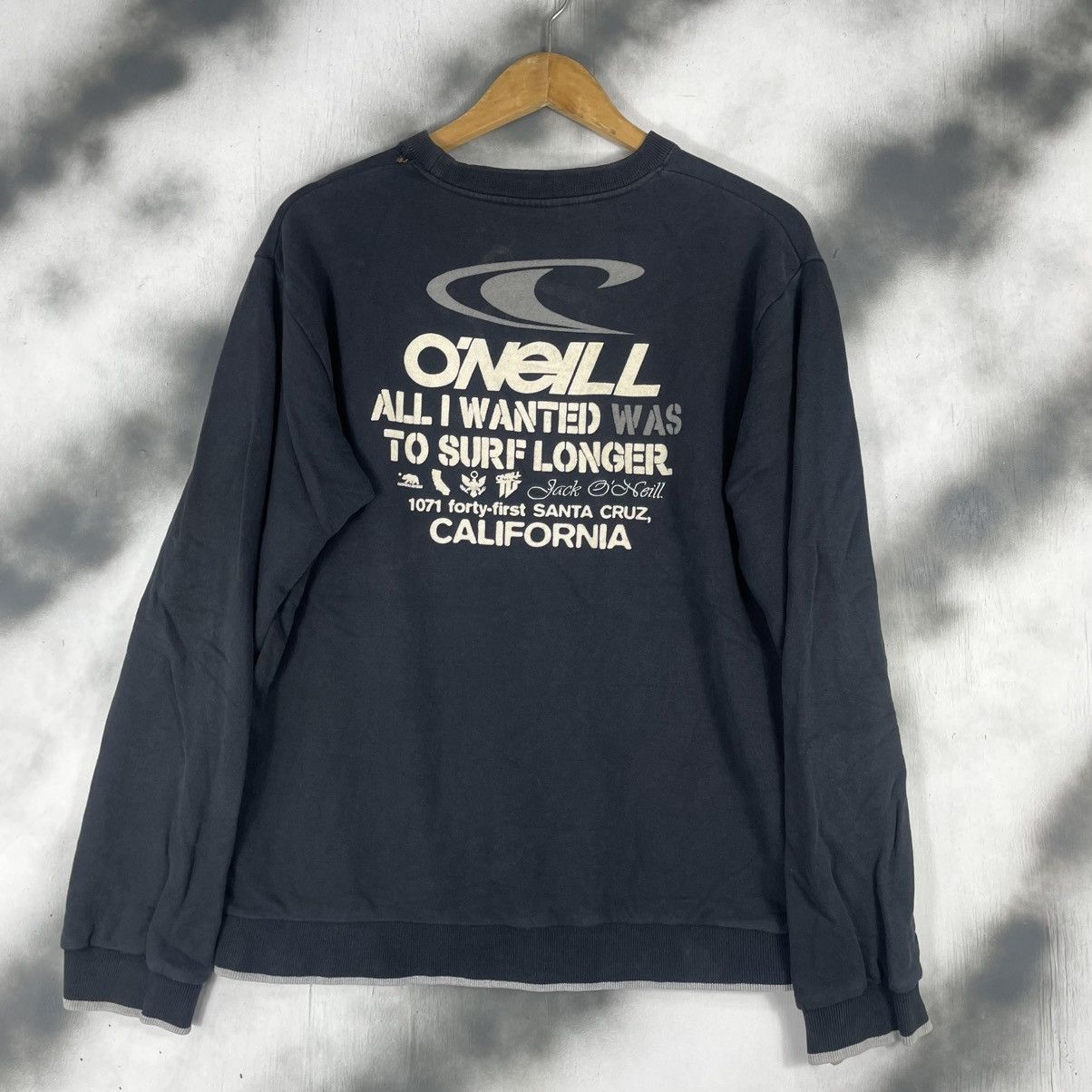O'Neill × Vintage Vintage Oneill Santa Cruz California Distressed Style Size US M / EU 48-50 / 2 - 1 Thumbnail