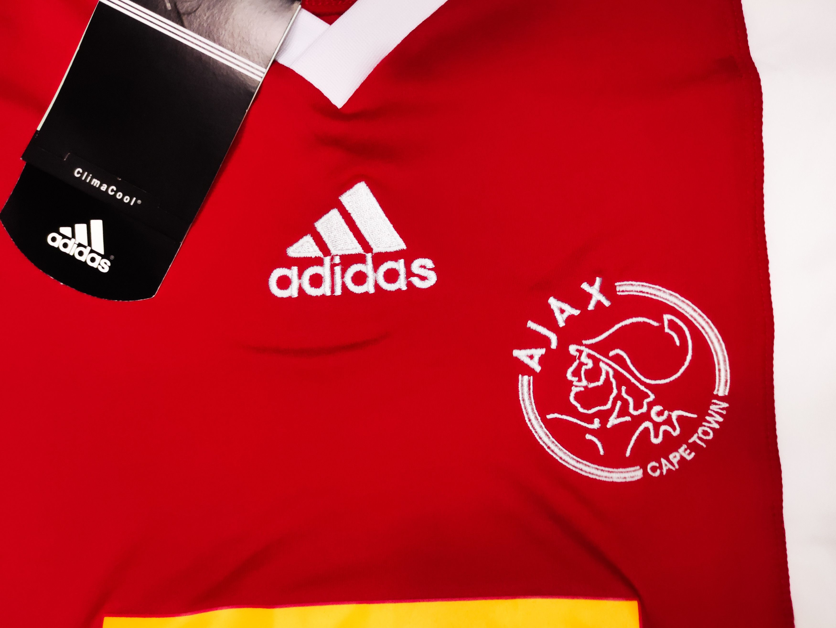 Adidas BNWT Ajax Cape Town 2009 2010 Home Jersey South Africa RSA Size US L / EU 52-54 / 3 - 8 Thumbnail