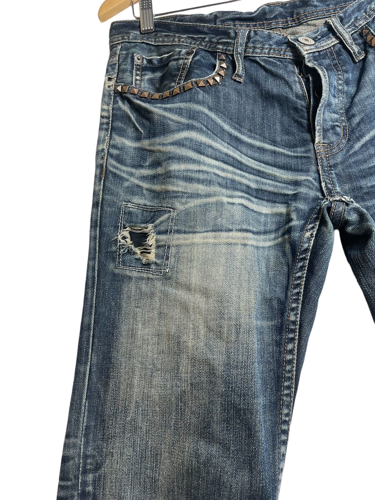 If Six Was Nine × Japanese Brand Japanese Brand Edge Report disstressed denime Size US 34 / EU 50 - 6 Thumbnail