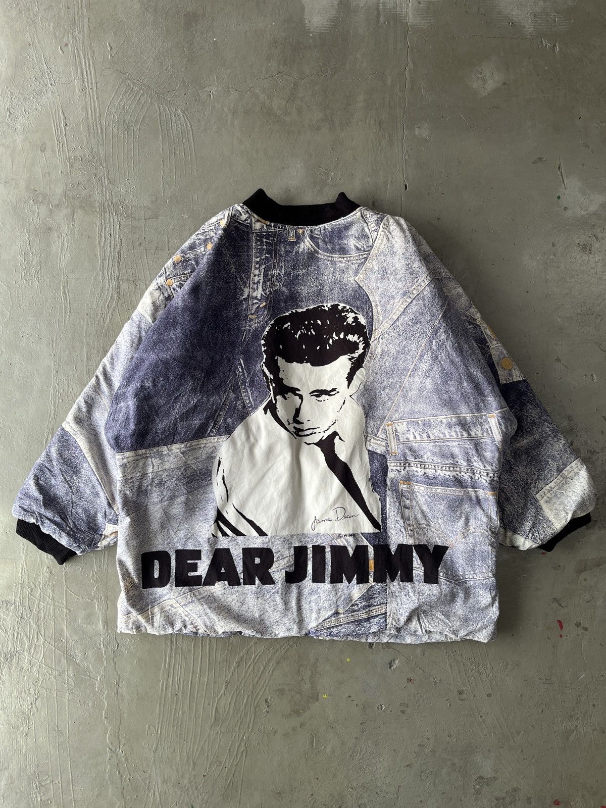 James Jean Vintage James Dean Death Cult Komono Quilted Rare Design Size US L / EU 52-54 / 3 - 1 Thumbnail