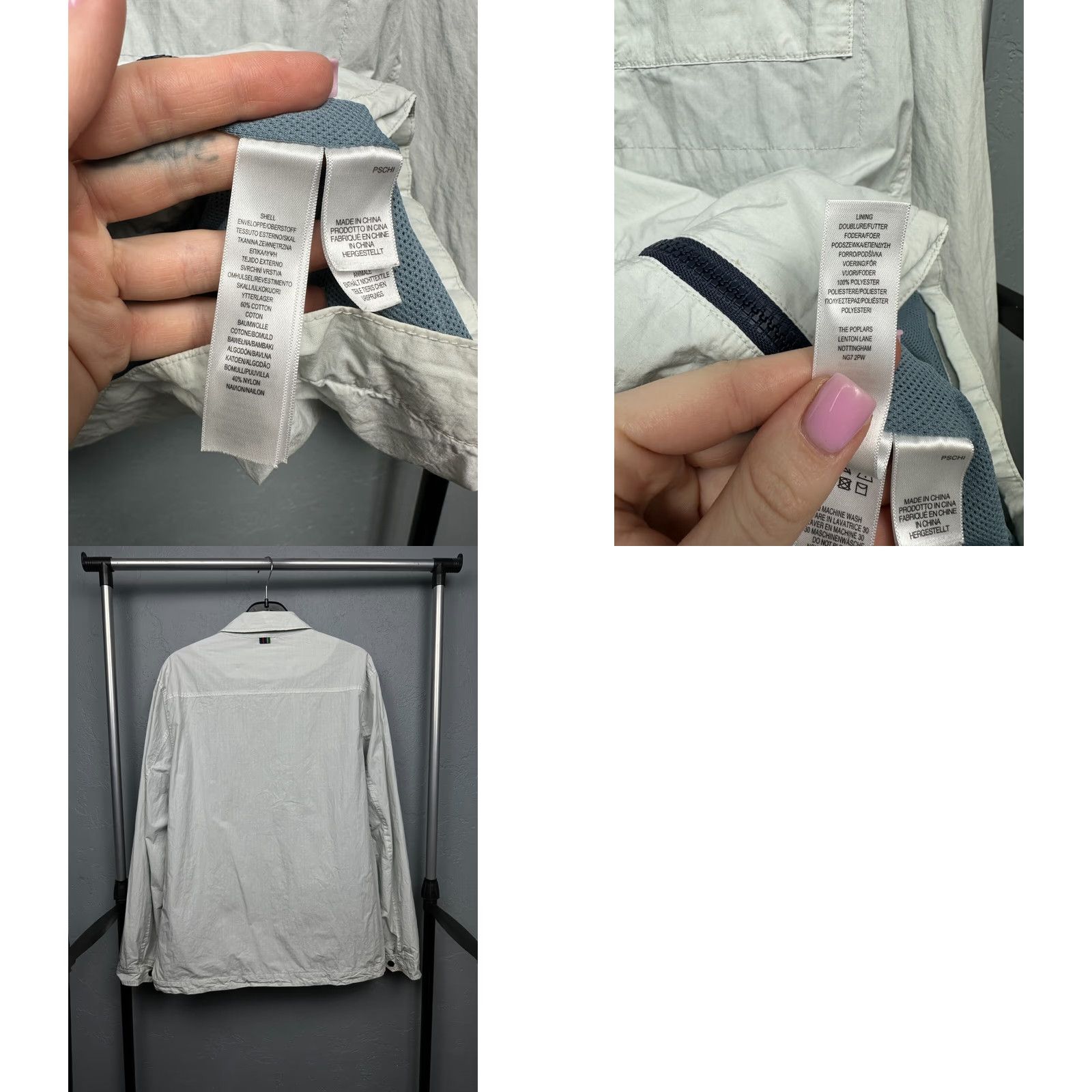 Paul Smith Paul Smith PS Mens Nylon Jacket XL Jacket Mens Nylon Blue PS 50 cm Sleeve 74 cm Front Zip Windbreaker Regular Size XL Mens Blue Paul Smith PS Jacket Size US XL / EU 56 / 4 - 8 Thumbnail