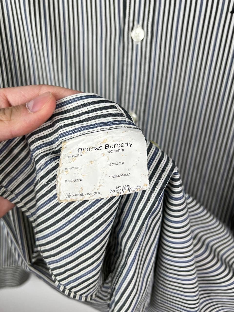 Vintage Thomas Burberry luxury shirts size L Size US L / EU 52-54 / 3 - 4 Thumbnail