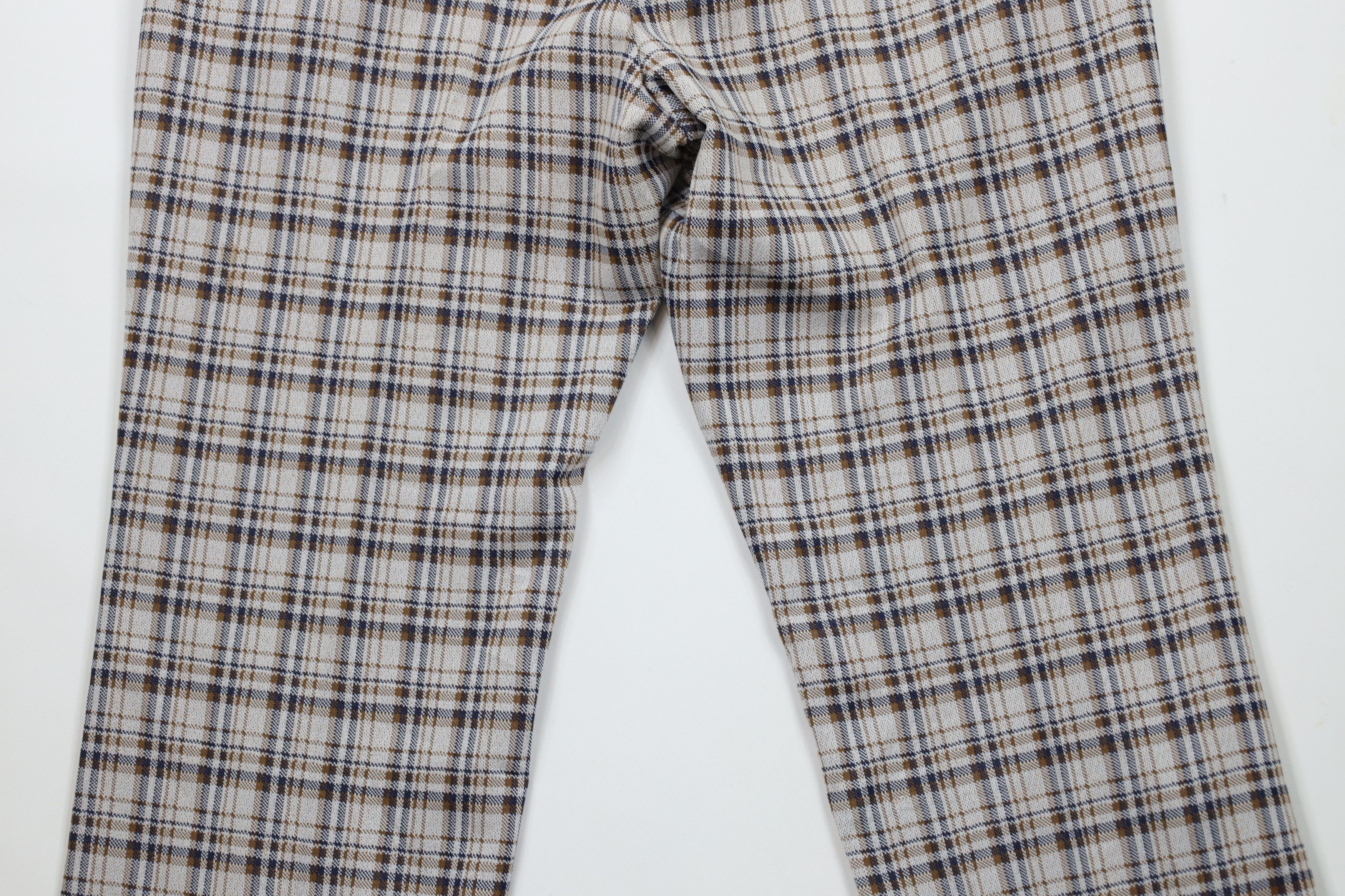 Vintage Vintage 60s 70s Streetwear Wide Leg Bell Bottoms Pants Plaid Size US 38 / EU 54 - 12 Thumbnail