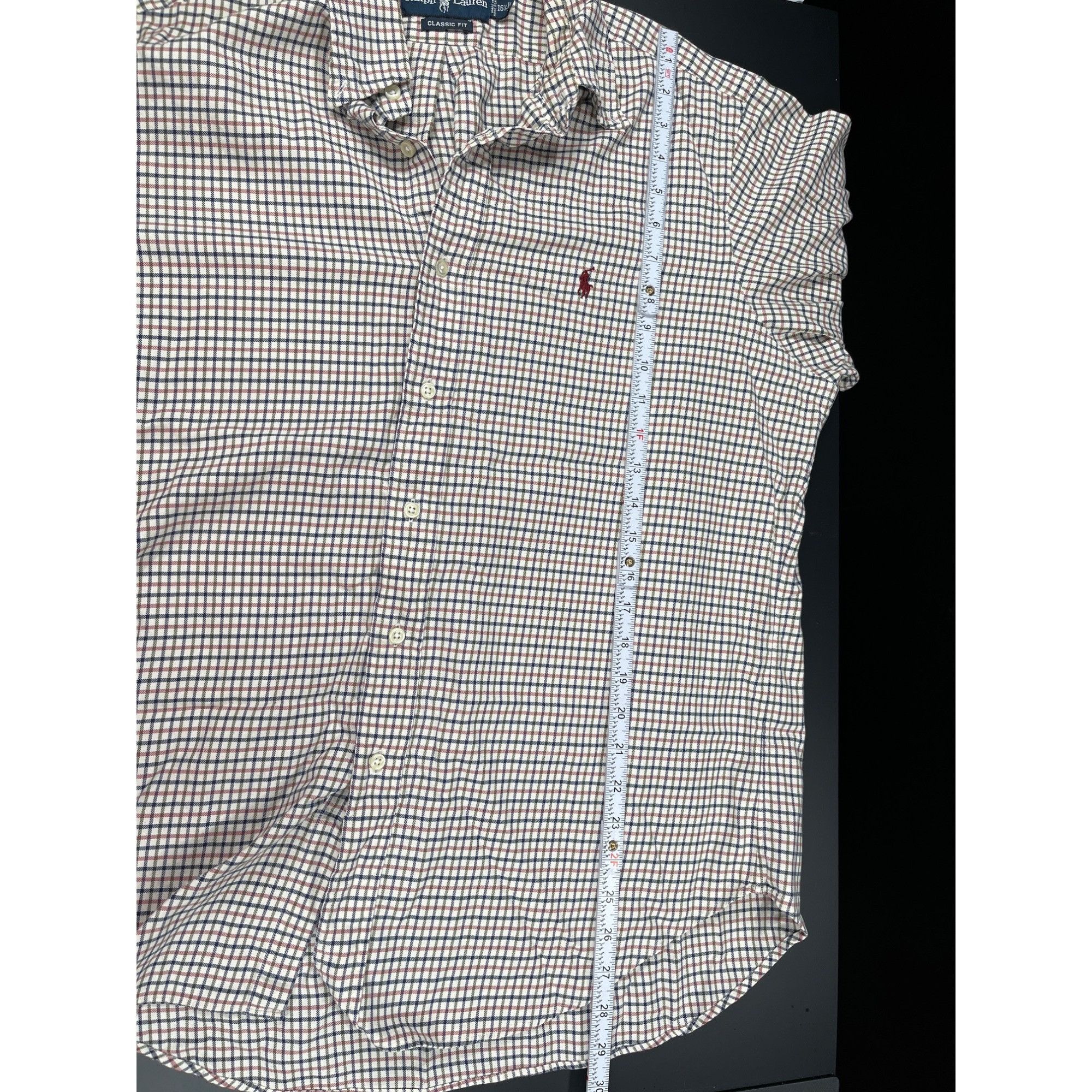 Ralph Lauren Ralph Lauren SKU 514 Mens Plaid Long Sleeve Button Up Shirt Size US L / EU 52-54 / 3 - 5 Thumbnail