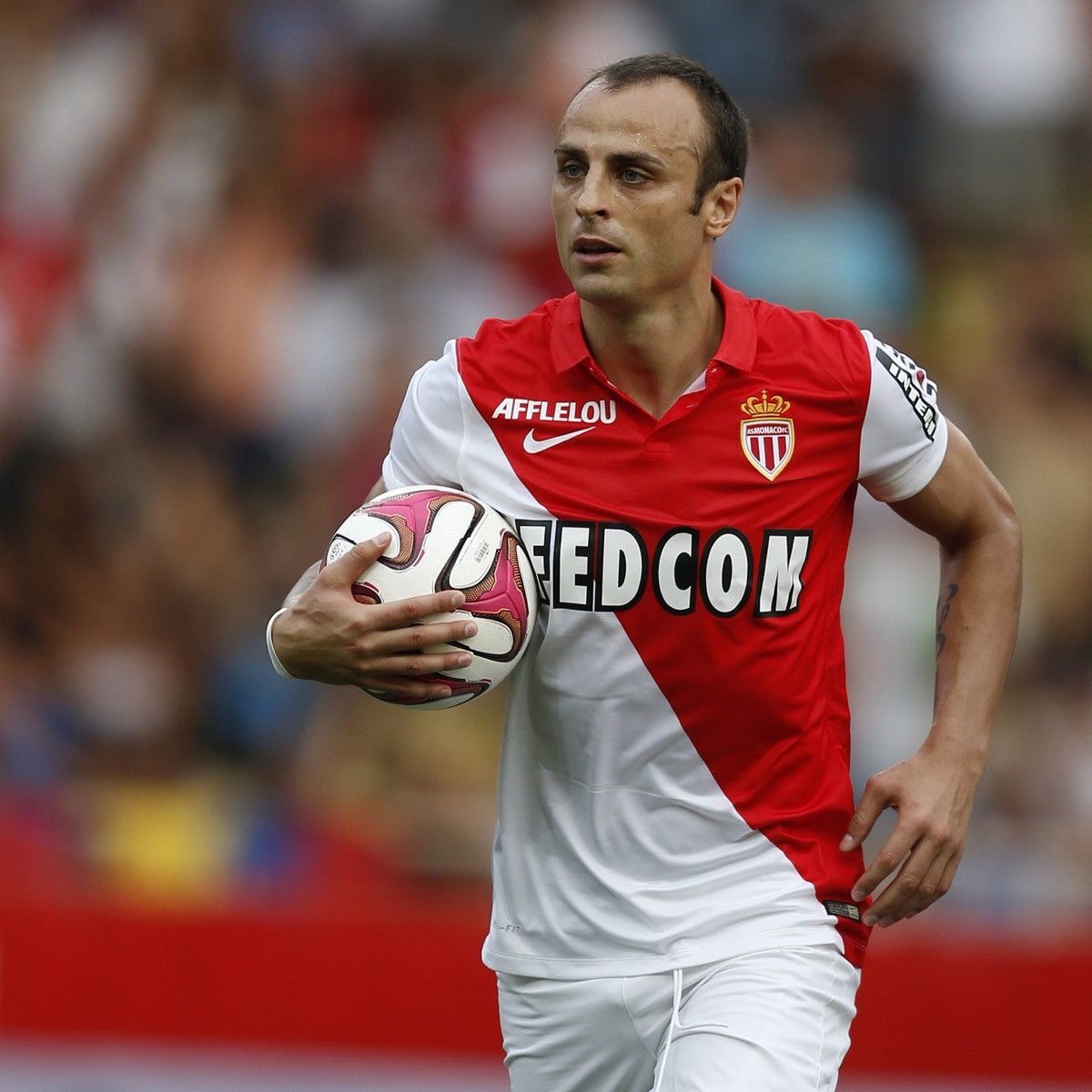 Nike MONACO NIKE 2014/2015 FOOTBALL HOME JERSEY #10 BERBATOV Size US L / EU 52-54 / 3 - 14 Thumbnail