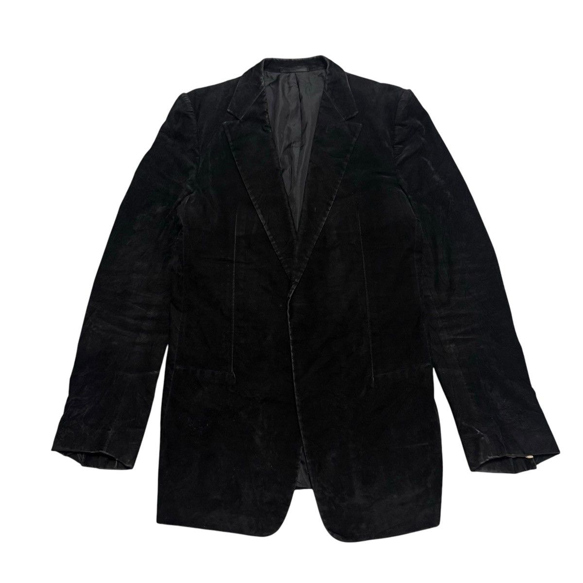 Carol Christian Poell AW 98-99 Carol Christian Poell Buttonless Velvet Jacket Size US M / EU 48-50 / 2 - 2 Thumbnail