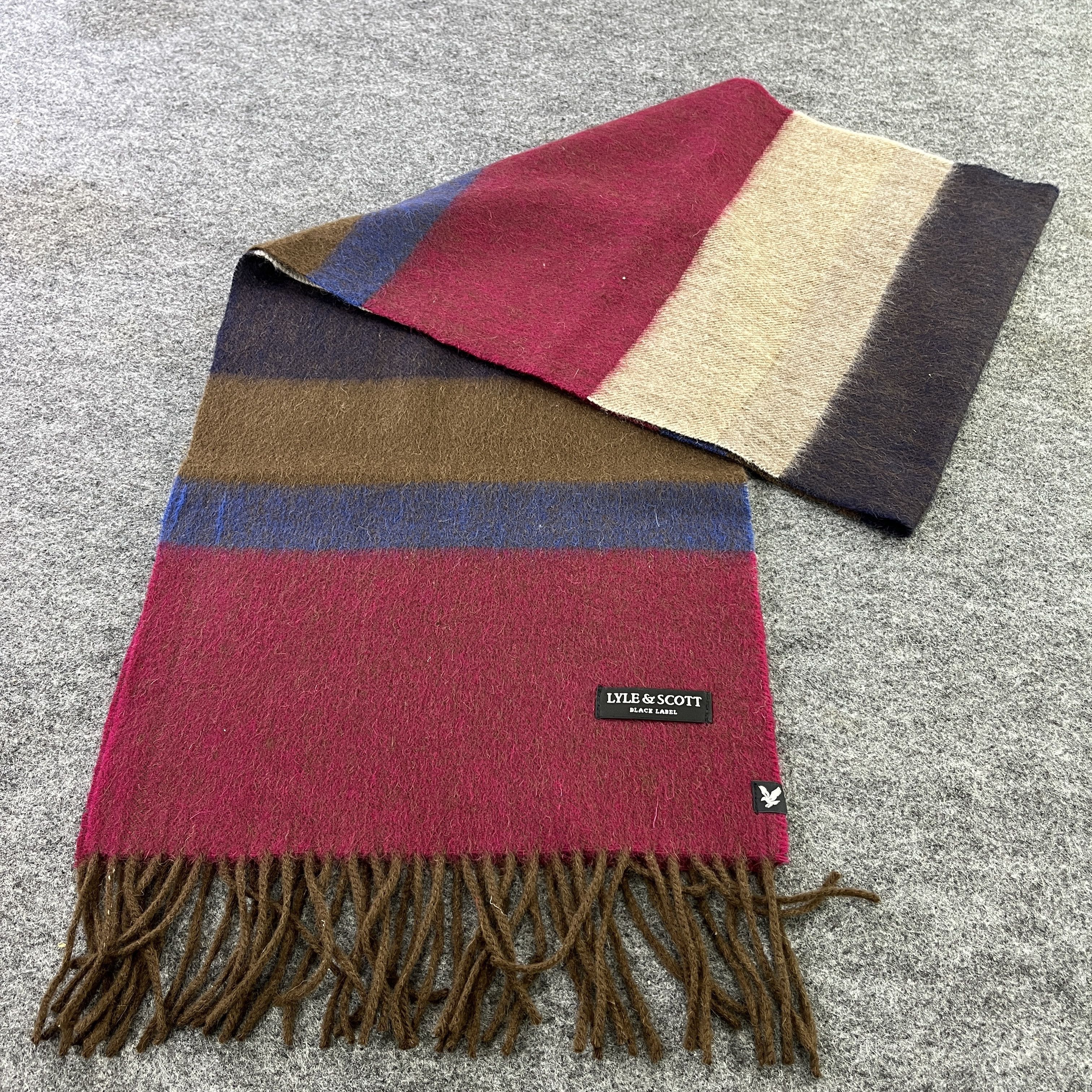 Lyle & Scott × Vintage Lyle & Scott Scarf / Muffler / Neckwear T760 Size ONE SIZE - 4 Thumbnail
