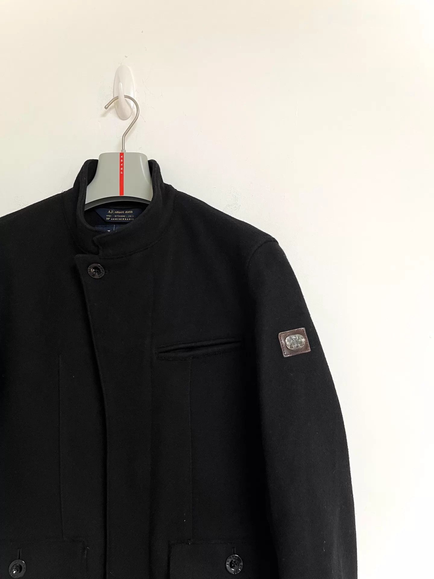 Armani Armani vintage wool jacket 00ss Size US L / EU 52-54 / 3 - 3 Thumbnail