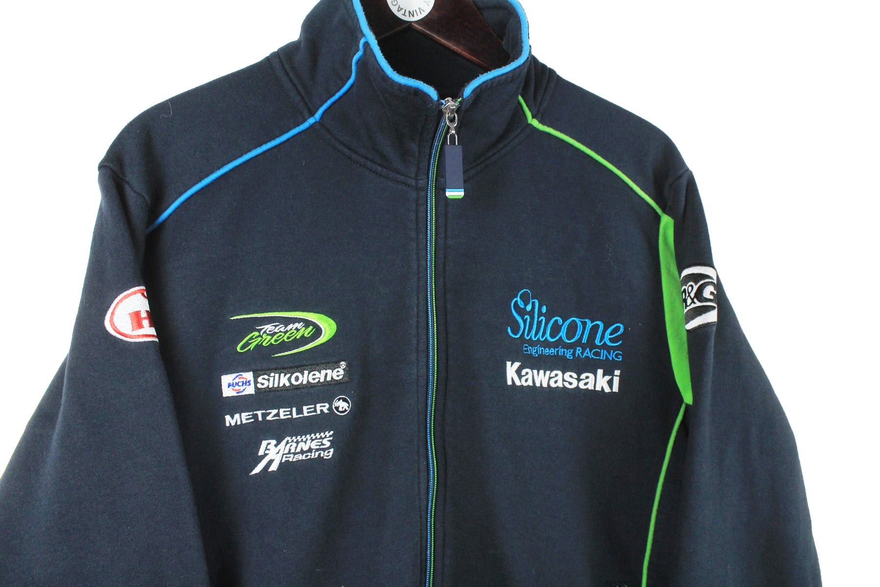 Other Kawasaki Sweatshirt Full Zip Large Size US L / EU 52-54 / 3 - 3 Thumbnail