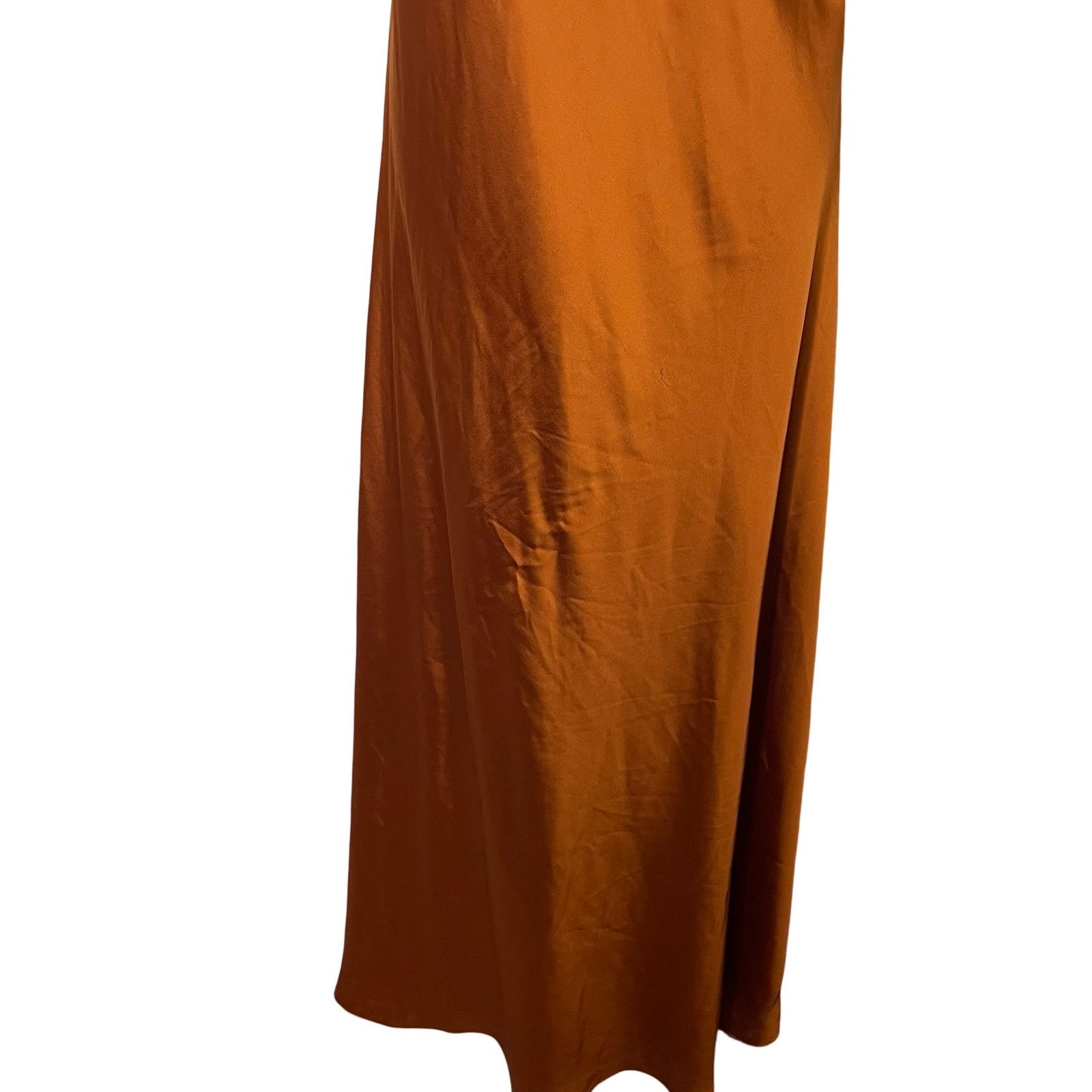 Other Obando One Shoulder Maxi Gown Dress in Burnt Orange crepe 8 Size M / US 6-8 / IT 42-44 - 6 Thumbnail