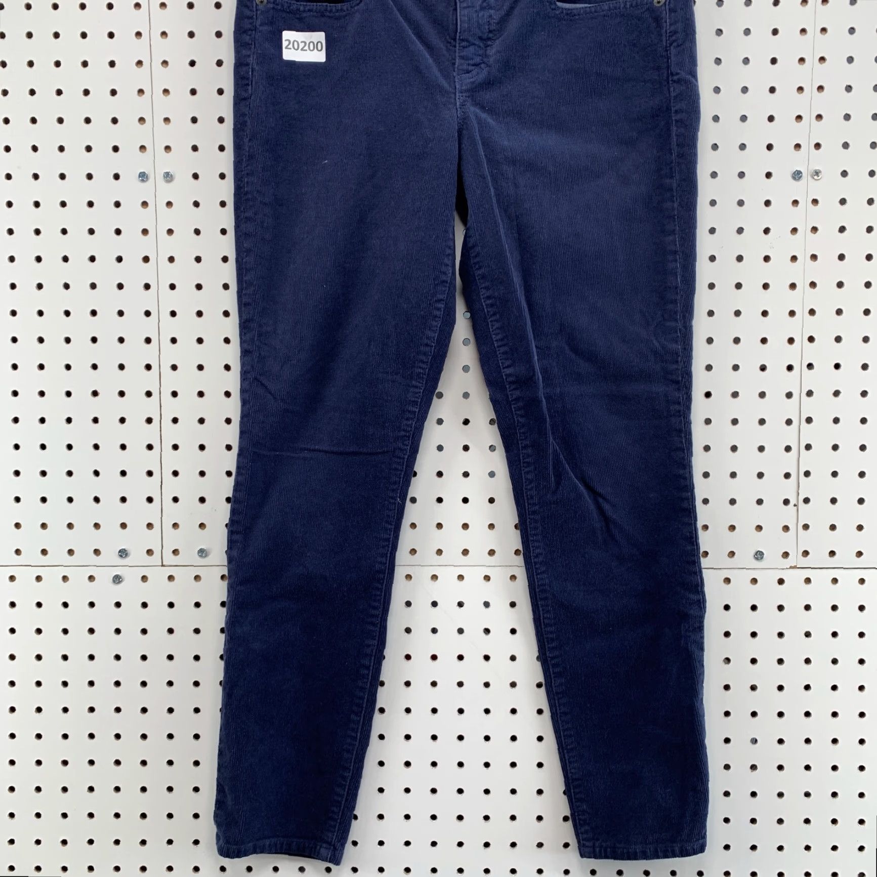 J.Crew J.Crew Toothpick Corduroy Pants Navy Blue Women's 28 Ankle Fits 30x26 Size 28 Corduroy Skinny Inseam 27" Adults Ladies (Mens/Womens) Size 30" / US 8 / IT 44 - 3 Thumbnail