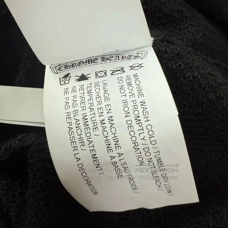 Chrome Hearts Chrome Hearts Black Cotton Logo Winter Pants . Size 23" - 6 Thumbnail